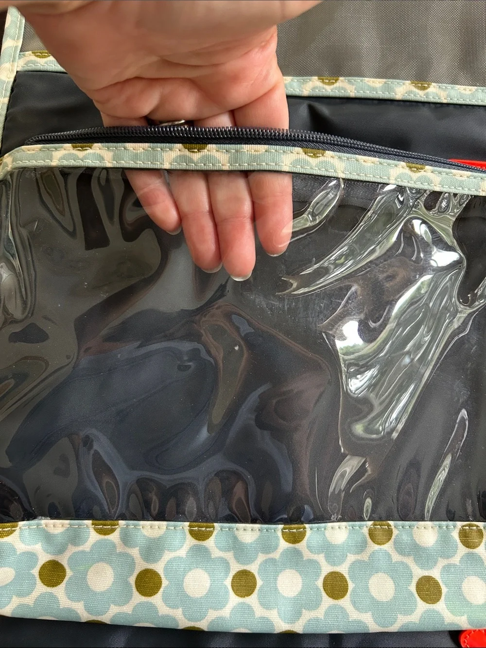 NWOT Orla Kiely cosmetics travel bag